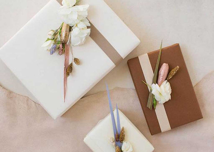 A Subtle Yet Luxe Mother's Day Wrapping DIY
