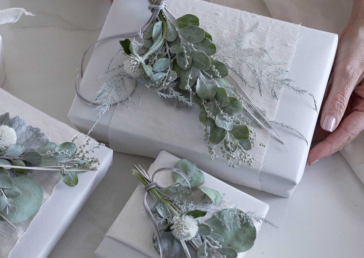 DIY Gift Wrap | A Subdued & Stunning Palette