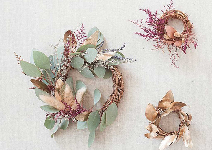 Seasonal Wreath Gift Toppers for Holiday Gifting