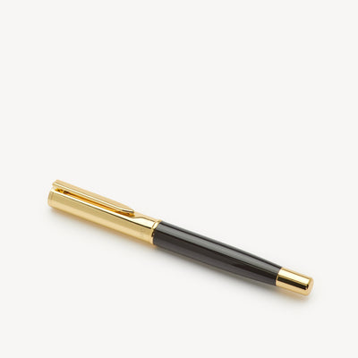 Brass and Enamel Pen - black