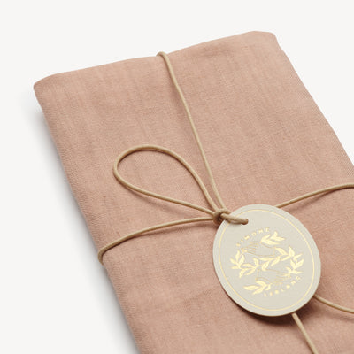 Linen Tea Towel - Blush