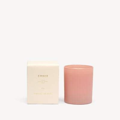 Ember Candle with Cotton Wrap White