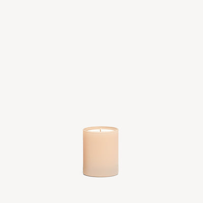  Our Pastoral Votive. This hand-poured, soy-wax candle has a light, refreshing scent of basil, jasmine, and bay. It will become a favorite for every room. Burn Time: 15 hours