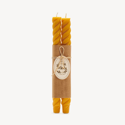 Rope Taper Candles - Natural